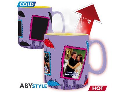 friends mug heat change 460 ml frames cardboard box x2 w12 79