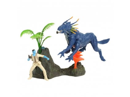 Avatar W.O.P Deluxe Medium Action Figure & Vehicle Jake vs Thanator