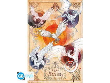harry potter poster maxi 915x61 fsc mix magical creatures