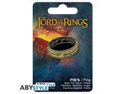 lord of the rings pin ring x4