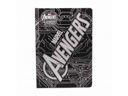 Avengers blok Silver Logo A5