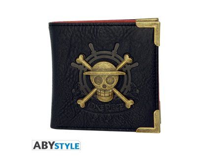 one piece premium wallet skull