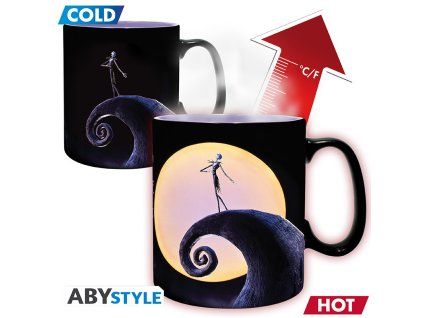 nightmare before xmas mug heat change460 ml jackmoon carx2