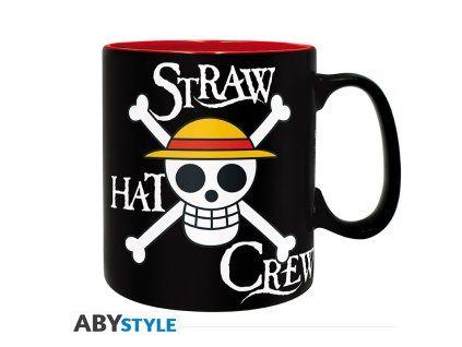 one piece mug 460 ml luffy skull cardboard box x2