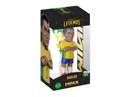 World Legends Cup Minix Figure Brazil Rivaldo 12 cm