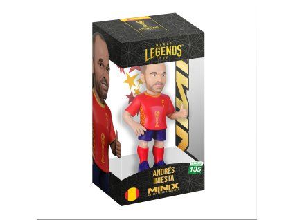 World Legends Cup Minix Figure Spain Iniesta 12 cm