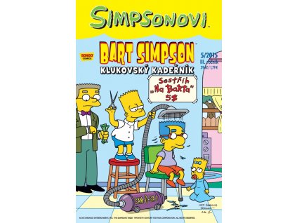 Bart Simpson 2015/05 - Klukovský kadeřník
