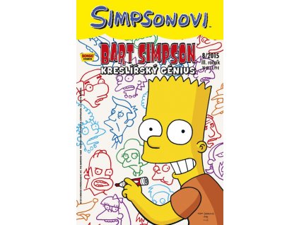 Bart Simpson 2015/08 - Kreslířský génius