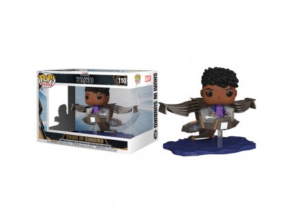 Black Panther Wakanda Forever POP! Rides Super Deluxe Vinyl Figure Shuri in Sunbird 15 cm
