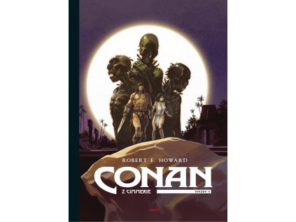 Conan z Cimmerie - Svazek 2. (obálka - fialové pozadí)