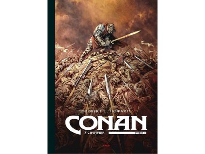 Conan z Cimmerie - Svazek 2. (obálka - oranžové pozadí)