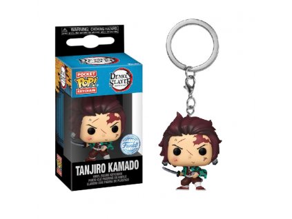 Demon Slayer Pocket POP! klíčenka Tanjiro Battle 4 cm