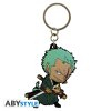 one piece keychain pvc zoro sd x4