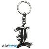 death note keychain l symbol x4