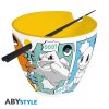 pokemon ramen bowl with chopsticks starters manga x2