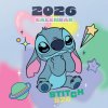 calendario wall calendar erik disney stitch 30x30cm 2026