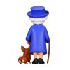 Special Character Minix Figure Queen Elizabeth II with Corgi 12 cm