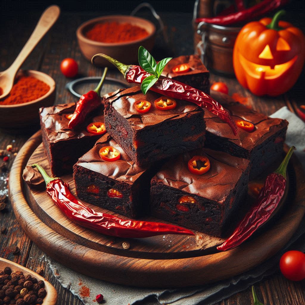 Brownies s chilli – kombinace čokoládové lahodnosti a pikantního dozvuku.