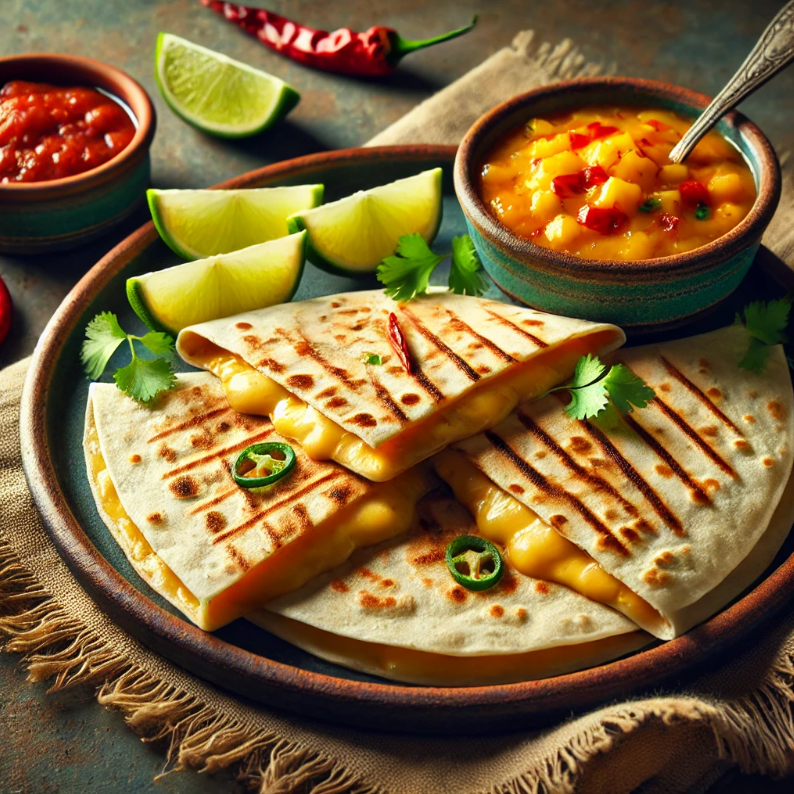 🌮 Kapustové quesadilly s mangovo-habanero salsou – Mexiko na talíři 🥭🔥