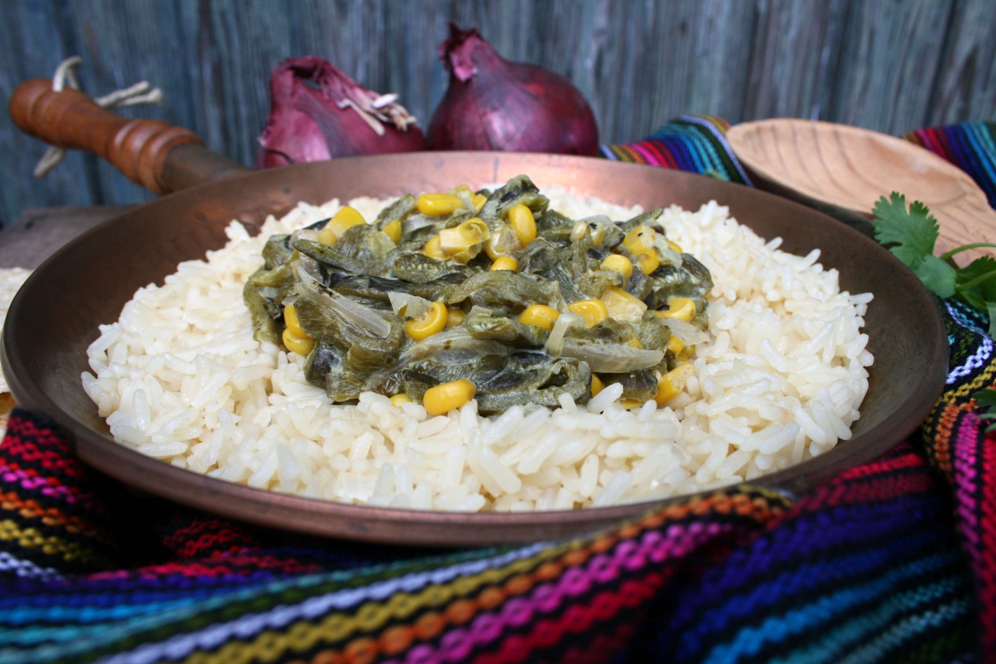 Rajas con crema