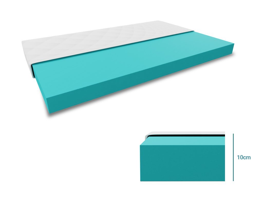 Dětská matrace EASYSOFT 10 cm 80x160 cm – pohodlí a podpora pro kvalitní spánek