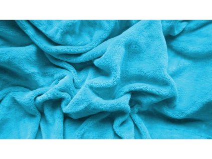 Cearsaf Cocolino Cocolino microplus cu elastic 90x200 cm turcoaz