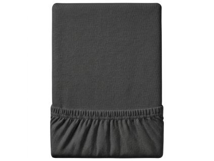 Jersey prostěradlo EXCLUSIVE tmavě šedé 180 x 200 cm