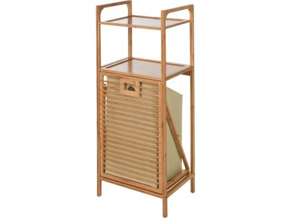 50689 bezovy bambusovy kos na pradlo hamper