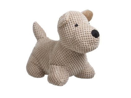 Plyšová zarážka na dveře WOOFY 31x24 cm, 1 kg, udrží dveře a okna na místě. Praktický a stylový doplněk do každého interiéru.