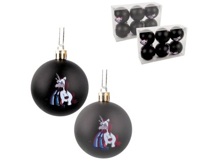 Set ornamente de Crăciun UNICORN, 6 buc - mai multe variante