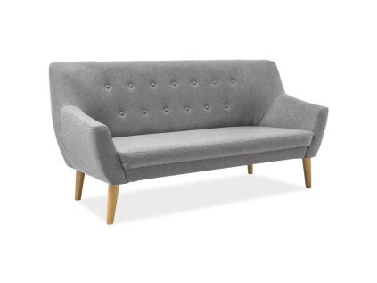 Stylová šedá pohovka AMBER – 3 místná elegance do každého interiéru