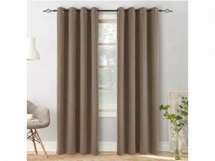 Draperie bej OXFORD 140x250 cm