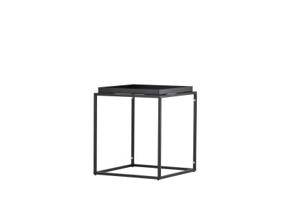 Kovový příruční stolek PORTO 45x45 cm v černé barvě je stylový a praktický doplněk do každého interiéru. Minimalistický design a pevná kovová konstrukce zajišťují stabilitu a dlouhou životnost, což z něj činí ideální volbu pro moderní domácnosti.  Tento stolek je perfektní pro odkládání knih, nápojů, květin či dekorací. Díky kompaktním rozměrům se snadno vejde do menších prostor, například vedle pohovky, křesla nebo postele. Skvěle doplní obývací pokoj, ložnici či pracovnu.  Černý povrch stolku PORTO se snadno kombinuje s jakýmkoli stylem interiéru. Ideálně ladí s kontrastními světlými textiliemi, dřevěnými prvky nebo kovovými dekoracemi. Dokonale se hodí do moderního, industriálního i skandinávského stylu. Praktický a elegantní doplněk do každého prostoru.