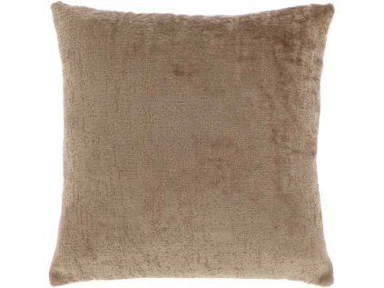 Dekorační polštářek TAFFY 45x45 cm hnědý – stylový doplněk do interiéru