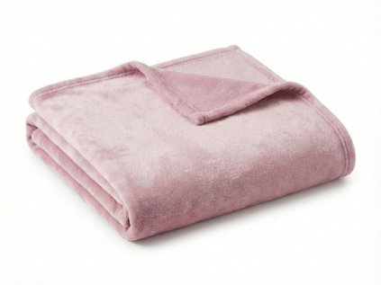 Patura din microplus SOFT, roz pudra