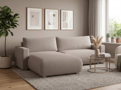 Coltar extensibil TAFIRA, bej, colt interschimbabil