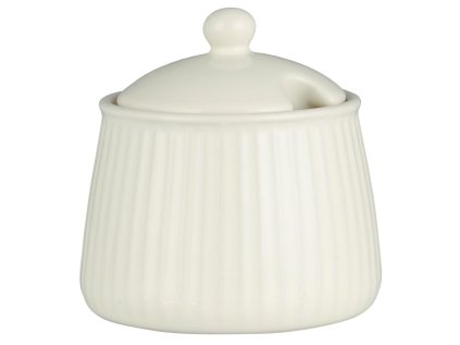 Keramická cukřenka MYNTE BUTTER CREAM – elegantní smetanová dekorace
