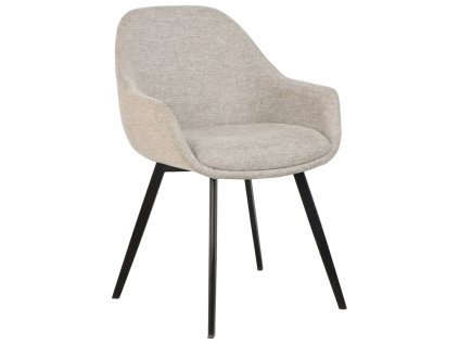 Elegantní jídelní židle VINTO BREGO světle béžová – pohodlí a styl v jednom