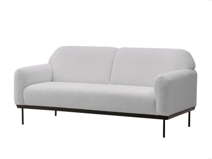 Šedá designová pohovka ANDERSON s kovovou podnoží