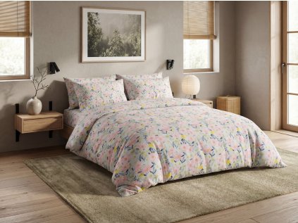 Lenjerie de pat din microfibra GARDENIA, colorata