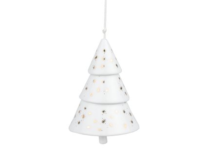 Závěsný porcelánový zvonek LITTLE GOLDEN STAR