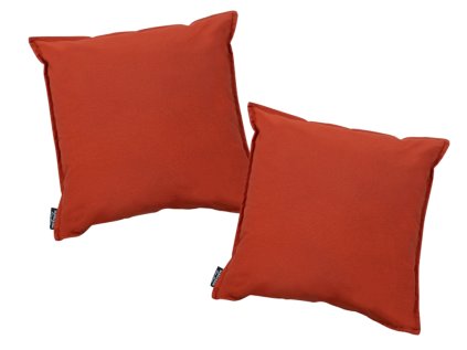 Venkovní polštáře MADISON ECO 50x50 cm oranžové – sada 2 ks na zahradu