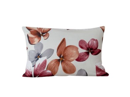 Flanelový povlak FLORIVA barevný 50x70 cm s elegantními květy