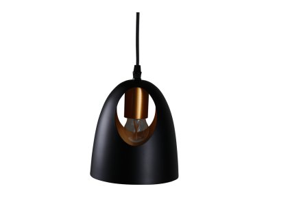 Lampa suspendata de design neagra ELDA