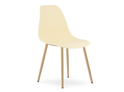 Krémová židle OSAKA k pracovnímu i jídelnímu stolu