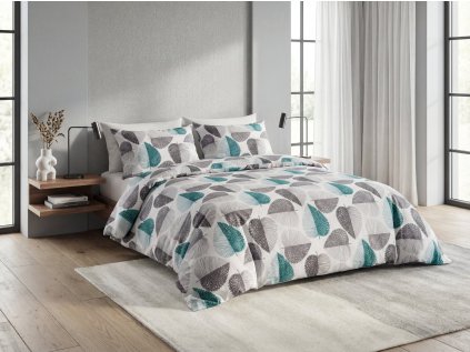 Povlečení PULINA šedé z hebkého mikrovlákna do stylové ložnice