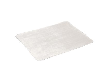 Bílá koupelnová předložka TRIVORA 60x100 cm pro čistý design