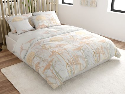 Lenjerie de pat din bumbac Renforcé CARAWAY crem