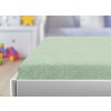 Cearsaf Frotir pentru patut copii cu elastic verde 60x120 cm