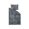 Elegantní bavlněné povlečení Tempesta šedá s kamenným motivem